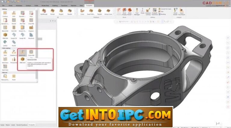 mastercam 2019 contour finish cut feed override